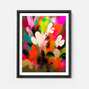 AI Art Print No. 2 - Abstract Floral