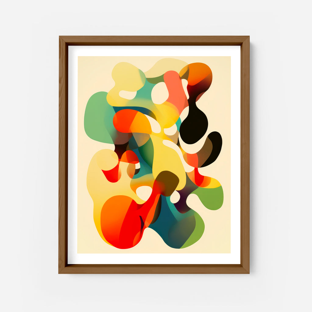 AI Art Print No. 9 - Abstract Organic