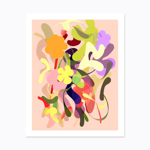 AI Art Print No. 6 - Abstract Floral