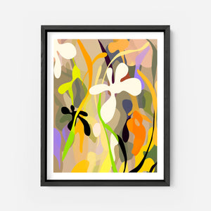 AI Art Print No. 3 - Abstract Floral