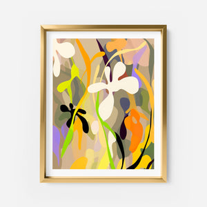 AI Art Print No. 3 - Abstract Floral
