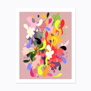 AI Art Print No. 4 - Abstract Floral