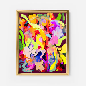 AI Art Print No. 5 - Abstract Floral