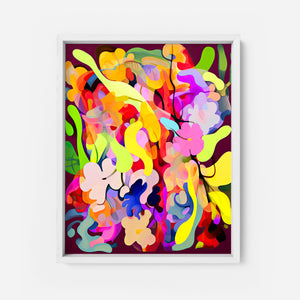 AI Art Print No. 5 - Abstract Floral