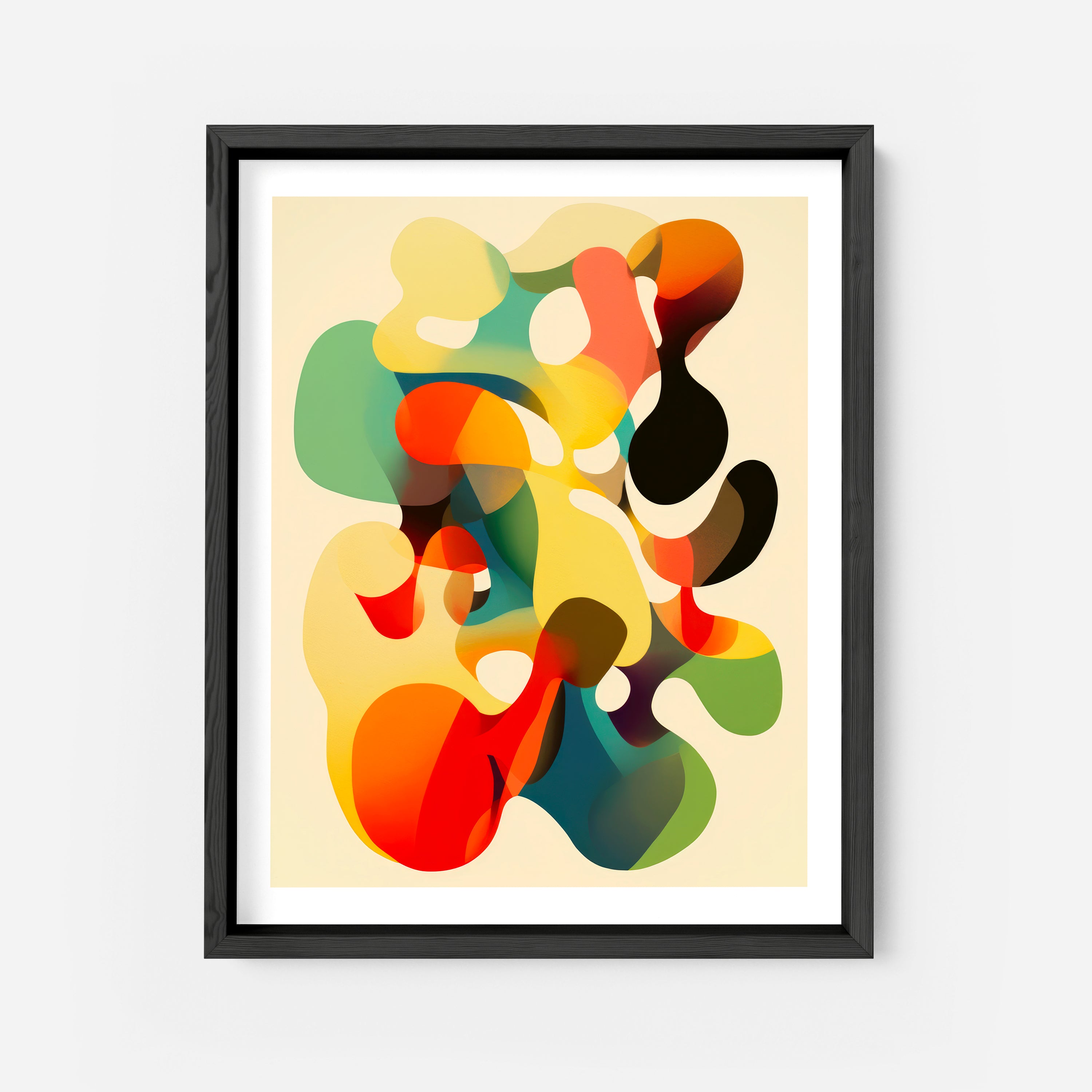 AI Art Print No. 9 - Abstract Organic