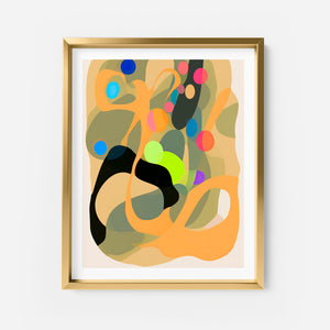 AI Art Print No. 8 - Abstract Organic