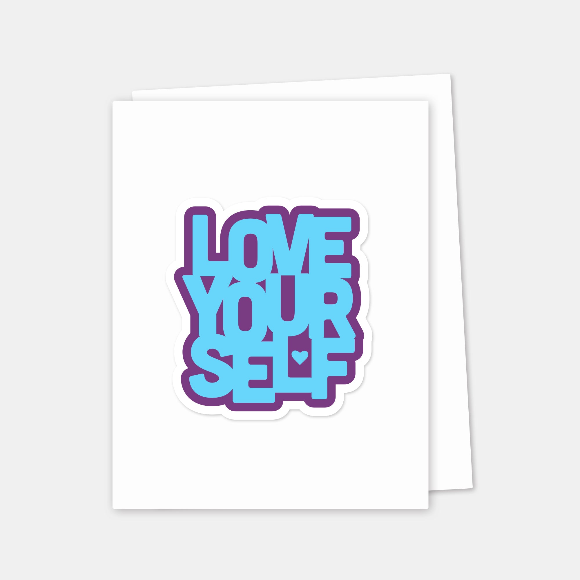 Love Yourself Sticker Card