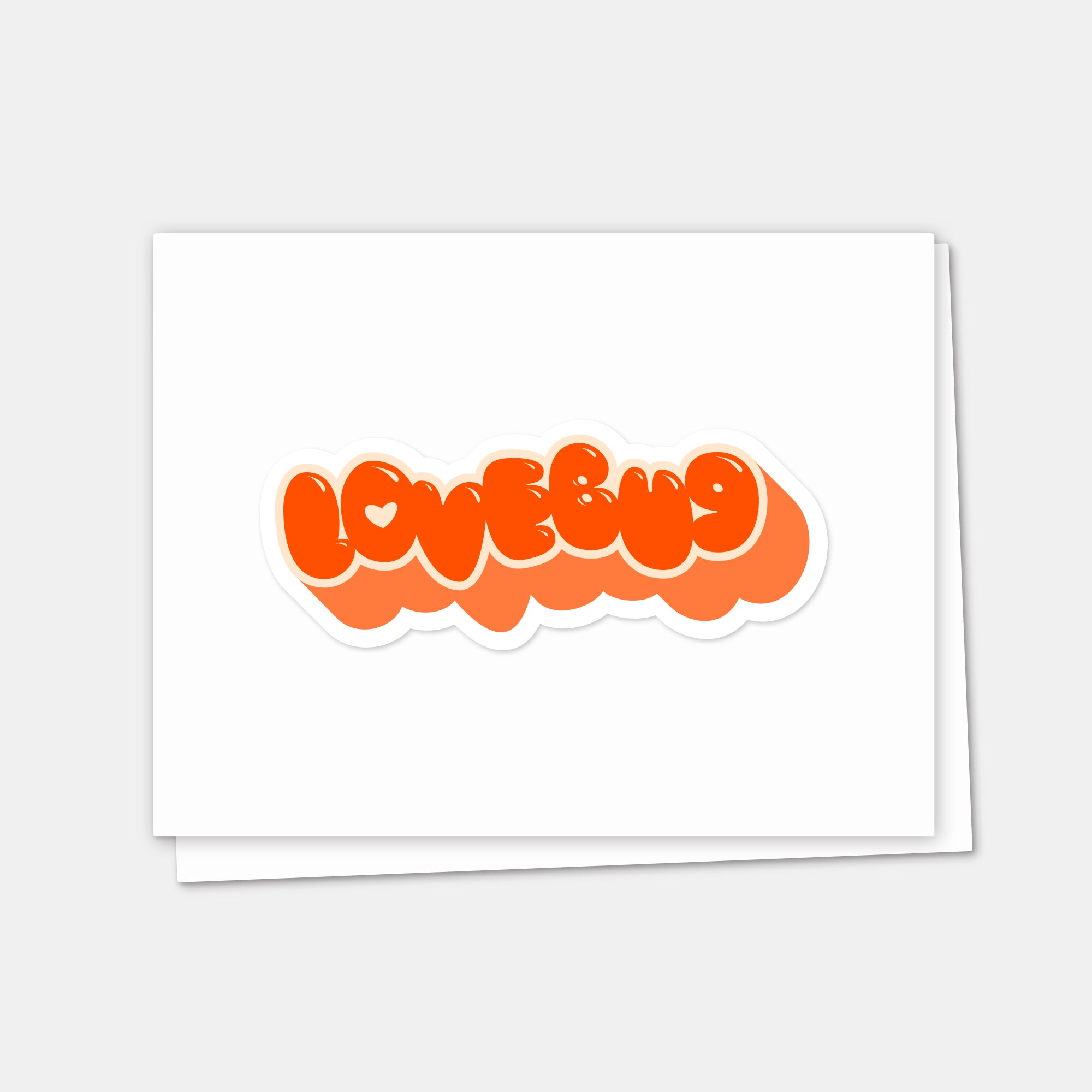 Lovebug Sticker Card