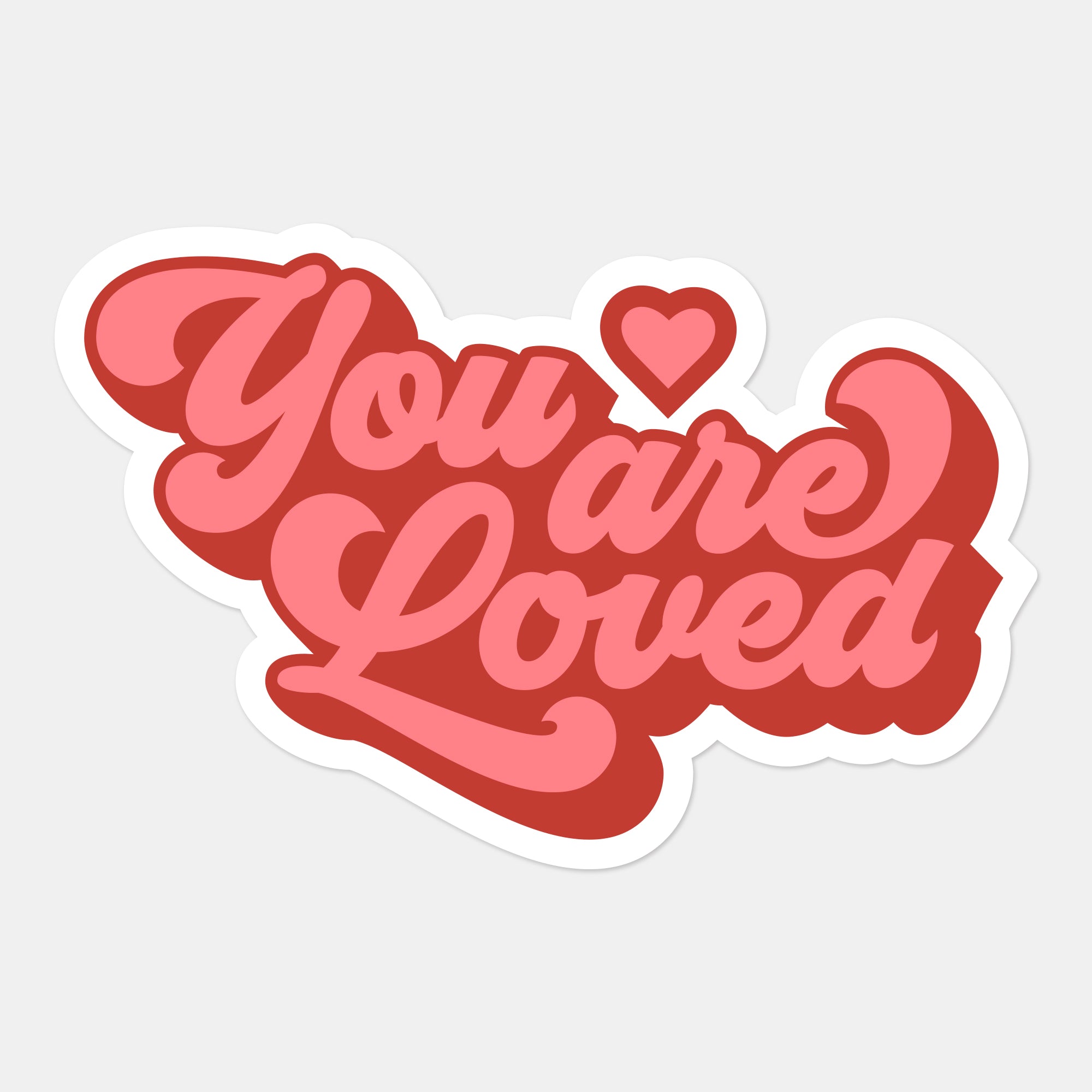 You Are Loved Sticker Card